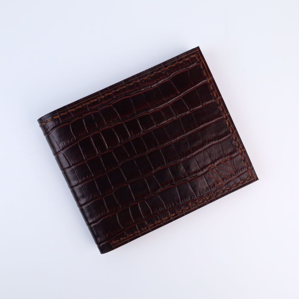 The Heritage Wallet Crocodile Pattern